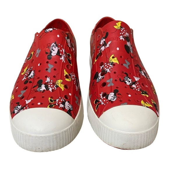 Native Disney Minnie Mouse Red & White Slip Ons - Picture 2 of 10
